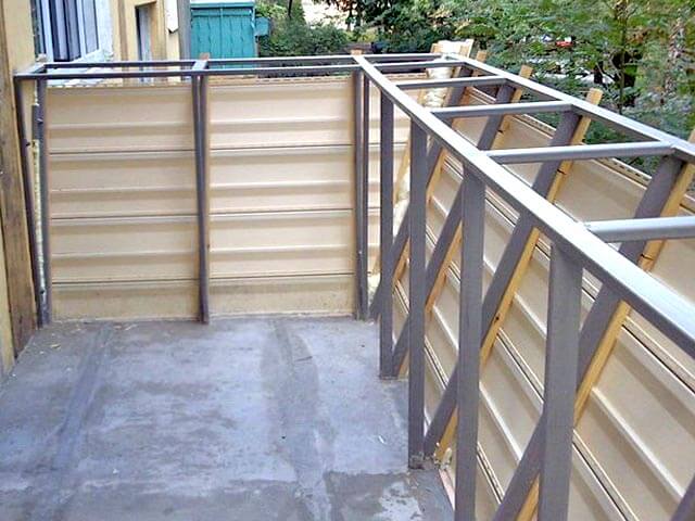 Разварка балкона по подоконнику