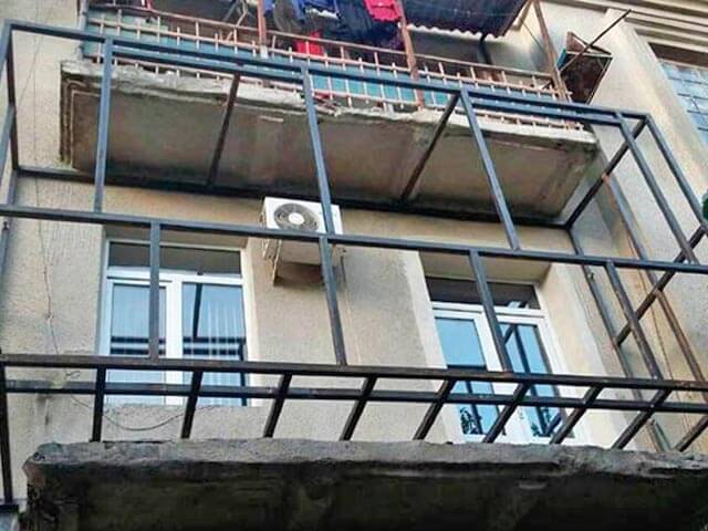 Разварка балкона с расширением