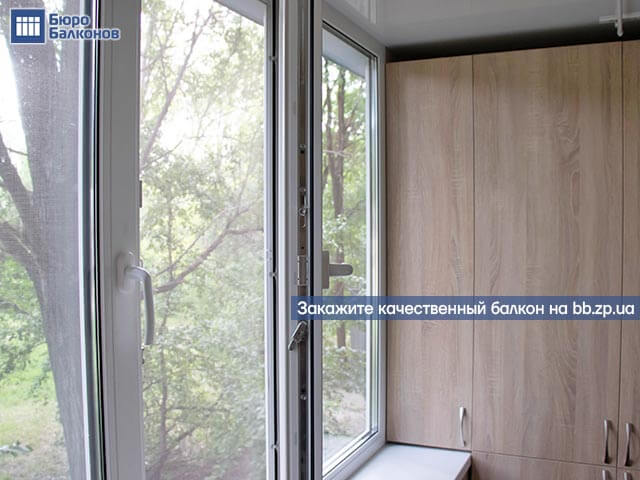 Балкон под ключ в Запорожье на ул. Исторической - остекление Rehau Euro 60